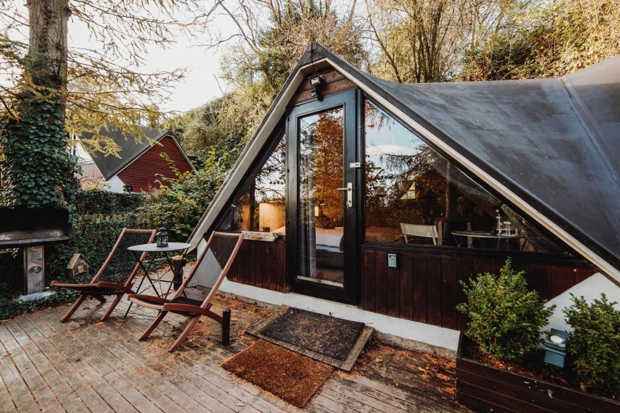 Chalet Scandinave Avec Sauna Ir - In The Woods Gesves Kültér fotó