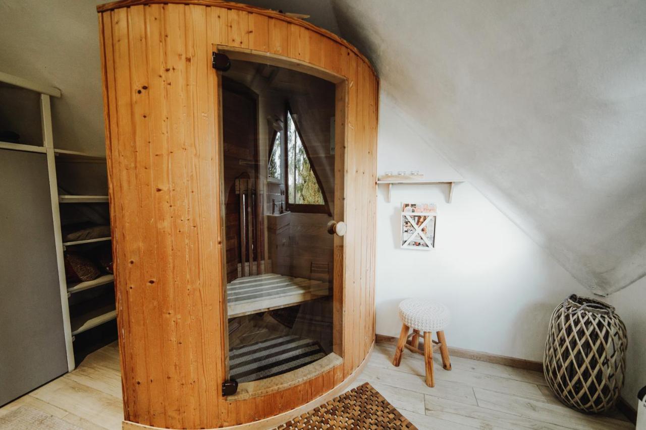 Chalet Scandinave Avec Sauna Ir - In The Woods Gesves Kültér fotó